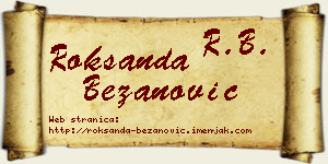Roksanda Bežanović vizit kartica